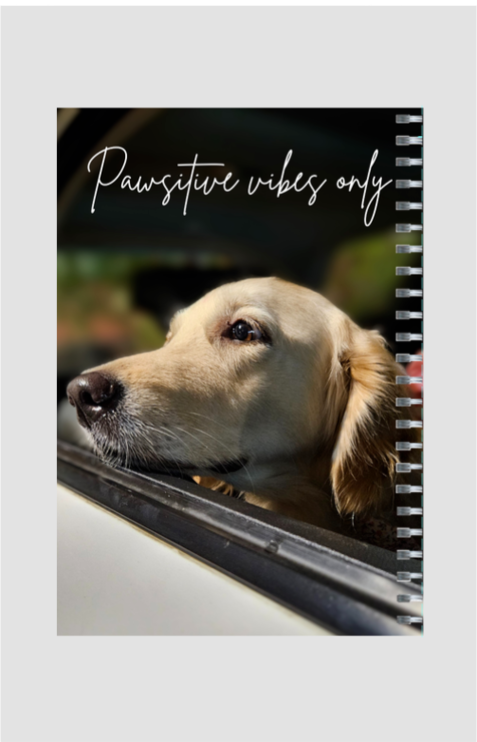 Paws & Thoughts: Inspiring Dog Moments Notepad