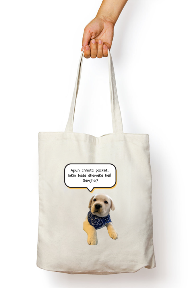 Joey's Tote Bag: Warning - Cuteness Overload!